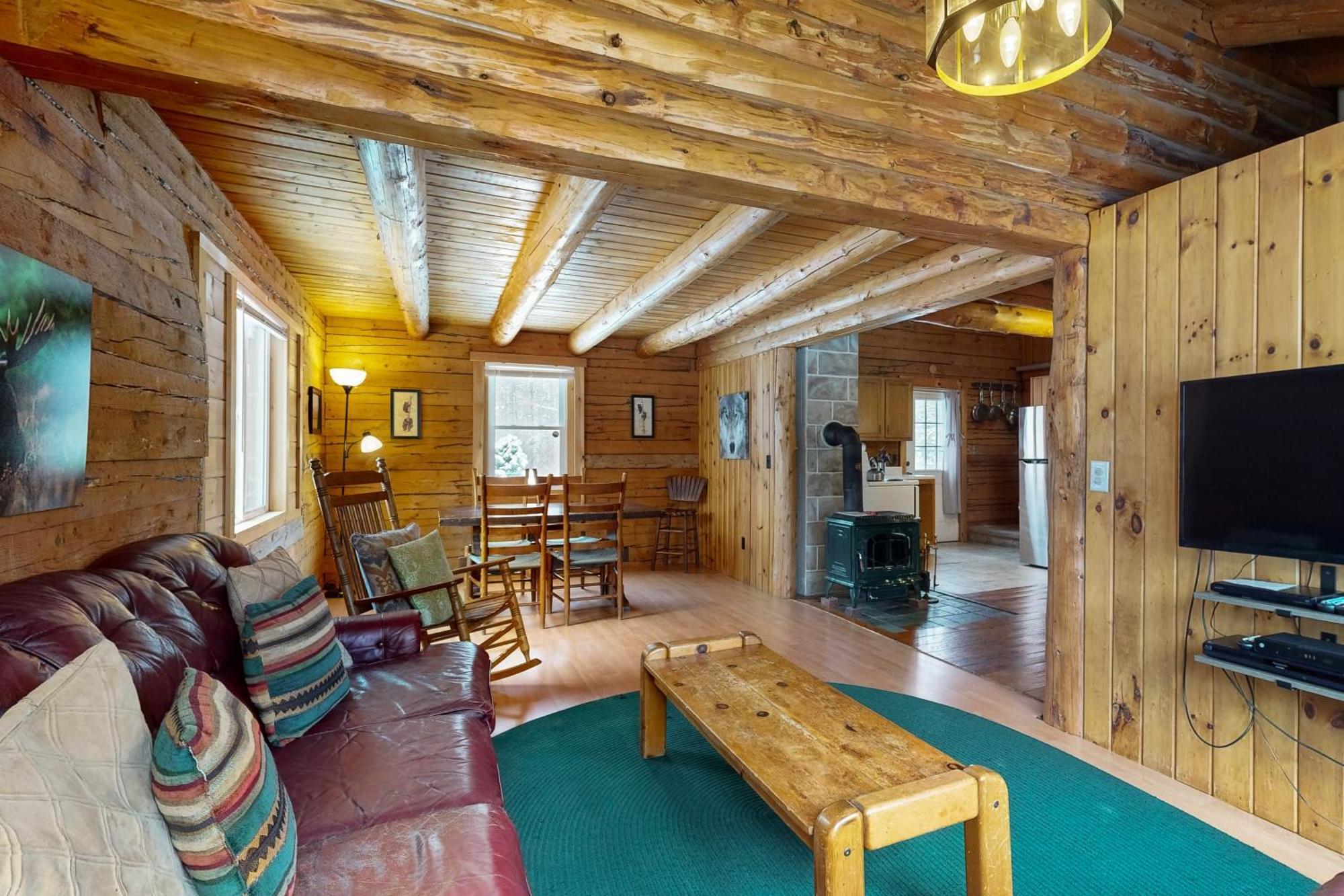 Twin View Log Home Carroll Zewnętrze zdjęcie