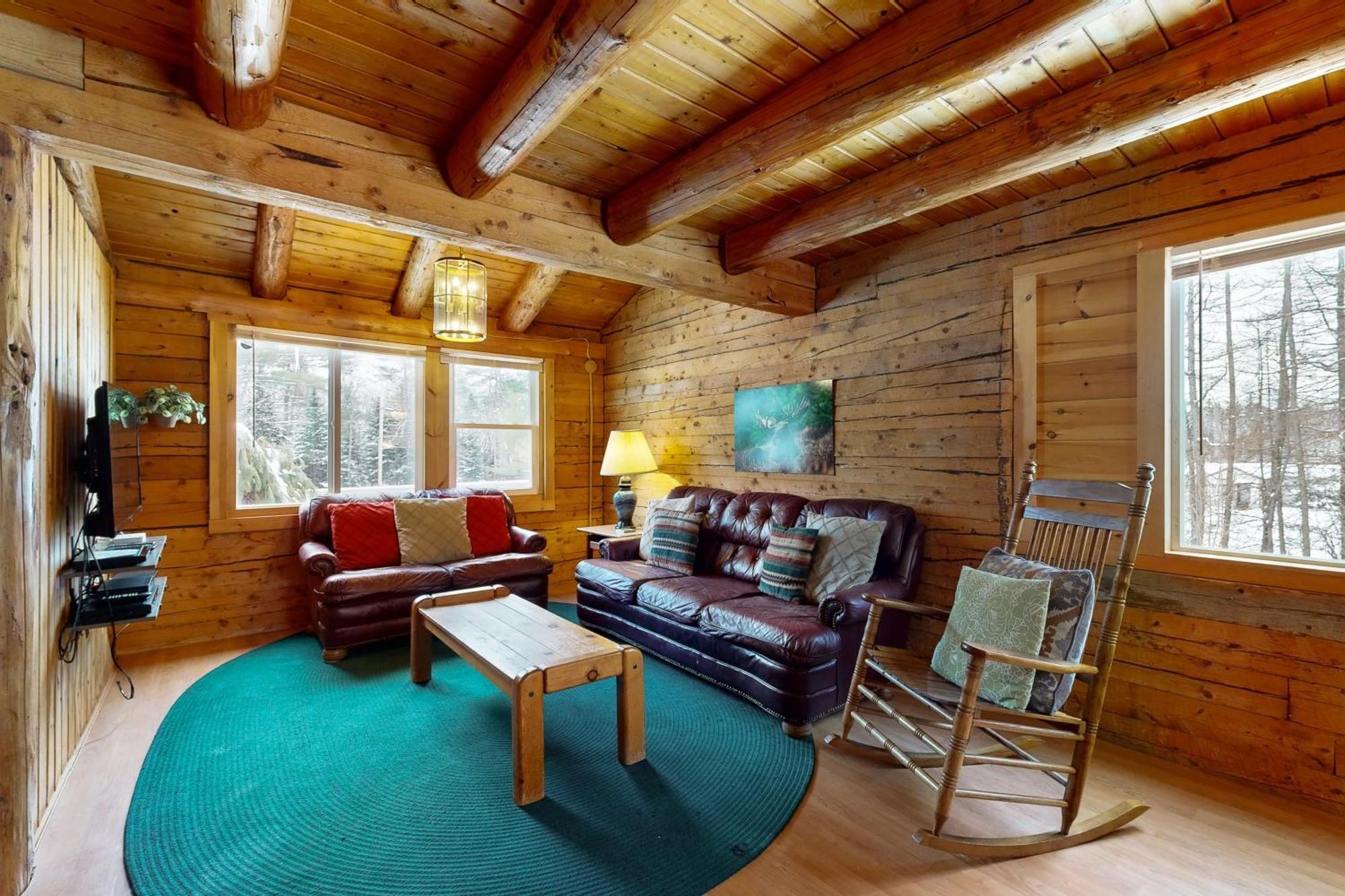 Twin View Log Home Carroll Zewnętrze zdjęcie